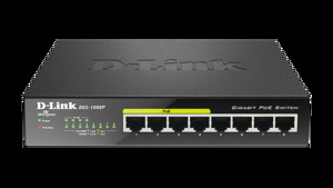  D-Link DGS-1008P  8  10/100/1000Base-TX (4    PoE + 4    PoE)