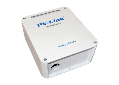 PV-POE04G2W коммутатор уличный 6-портовый, 4-PoE, -35 °С, IP66