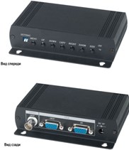 VC01, преобразователь VGA- видеосигнала в аналоговый видеосигнал, позволяет использовать TV в качестве монитора. Поддерживамые разрешения 640х480 (85 Hz), 800х600 (85 Hz) и 1024х768 (75 Hz)