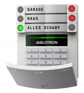 JA-154E Беспроводной модуль доступа с экраном, клавиатурой и RFID-считывателем