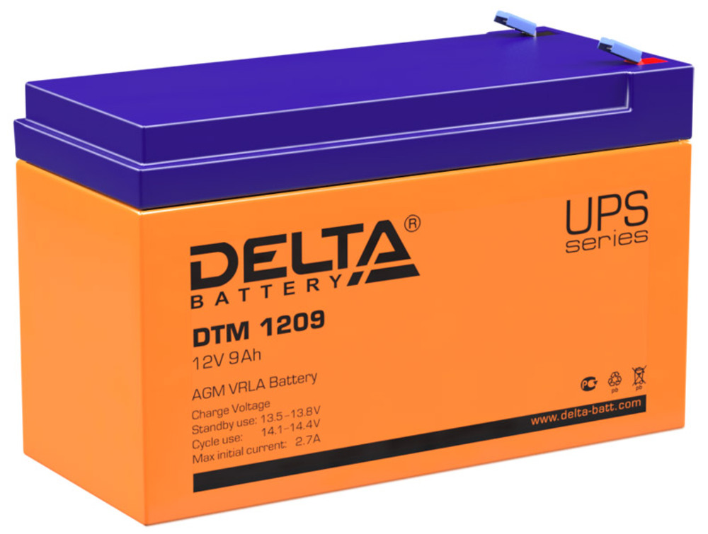 DELTA DTM 1209 12V 9h UPS Series