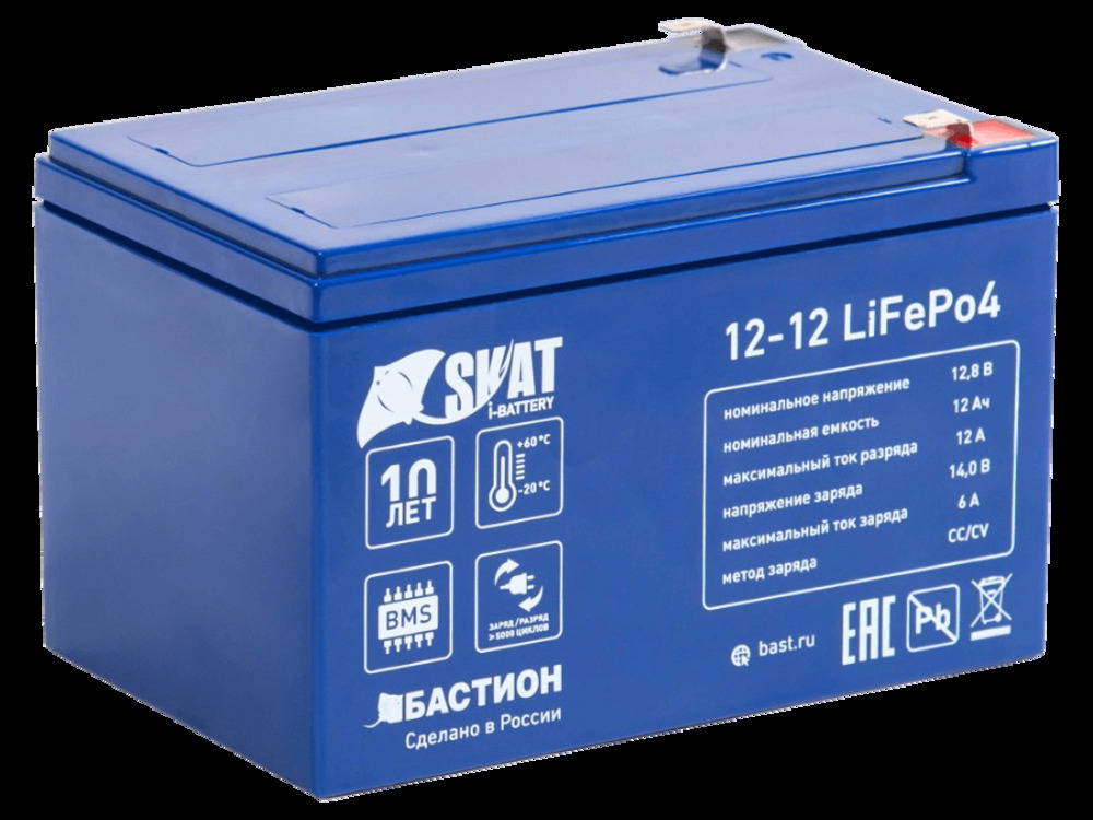  Skat i-Battery 12-12 Li-Ion LiFePo4 .'12 , 12    LiFePo4  IFR 26650,  4P4S.  12,8 ,    14.    12     6.   BMS, 