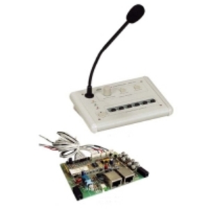 Микрофонная станция JRC-10 настольная  с селектором зон, аудио входом и др.